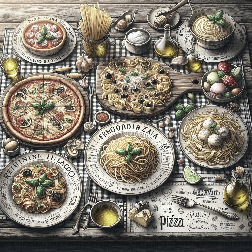 Les Délices Culinaires d’Italie: Plats Typiques à Découvrir